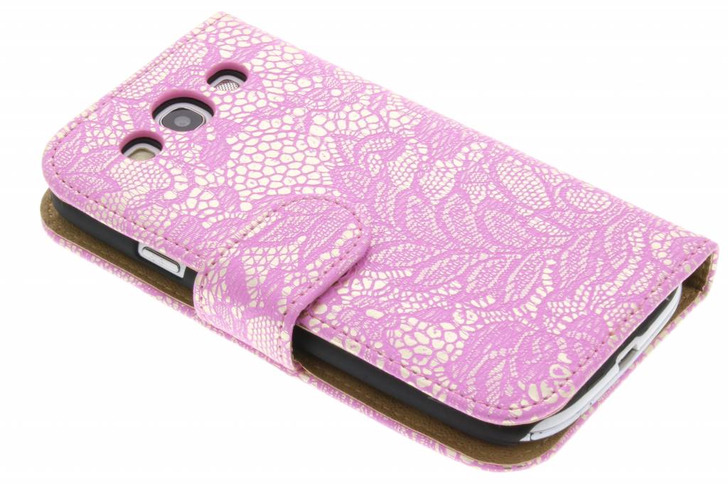 Image of Roze glamour booktype hoes voor de Samsung Galaxy S3 / Neo