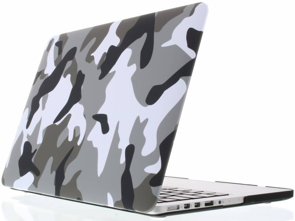 Image of Grijze legerprint design hardshell voor de MacBook Pro Retina 13.3 inch