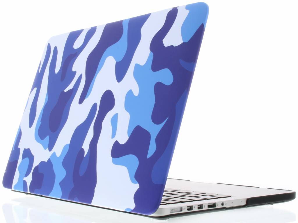 Image of Blauwe legerprint design hardshell voor de MacBook Pro Retina 13.3 inch