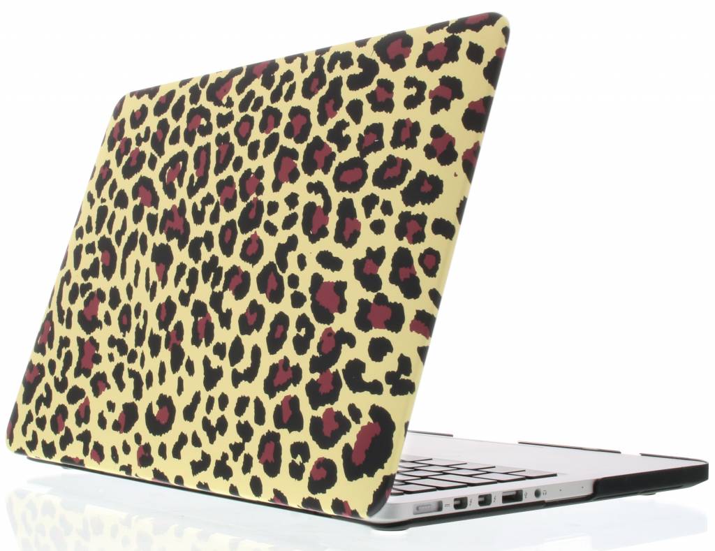 Image of Bruine panterprint design hardshell voor de MacBook Pro Retina 13.3 inch