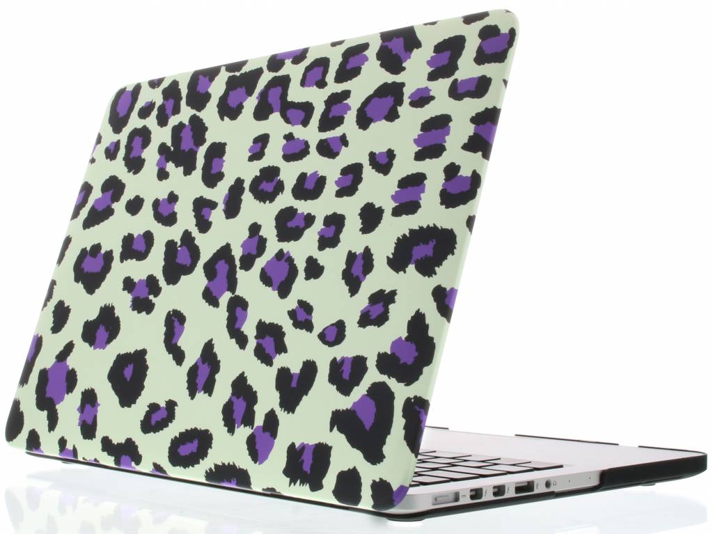 Image of Paarse panterprint design hardshell voor de MacBook Pro Retina 13.3 inch