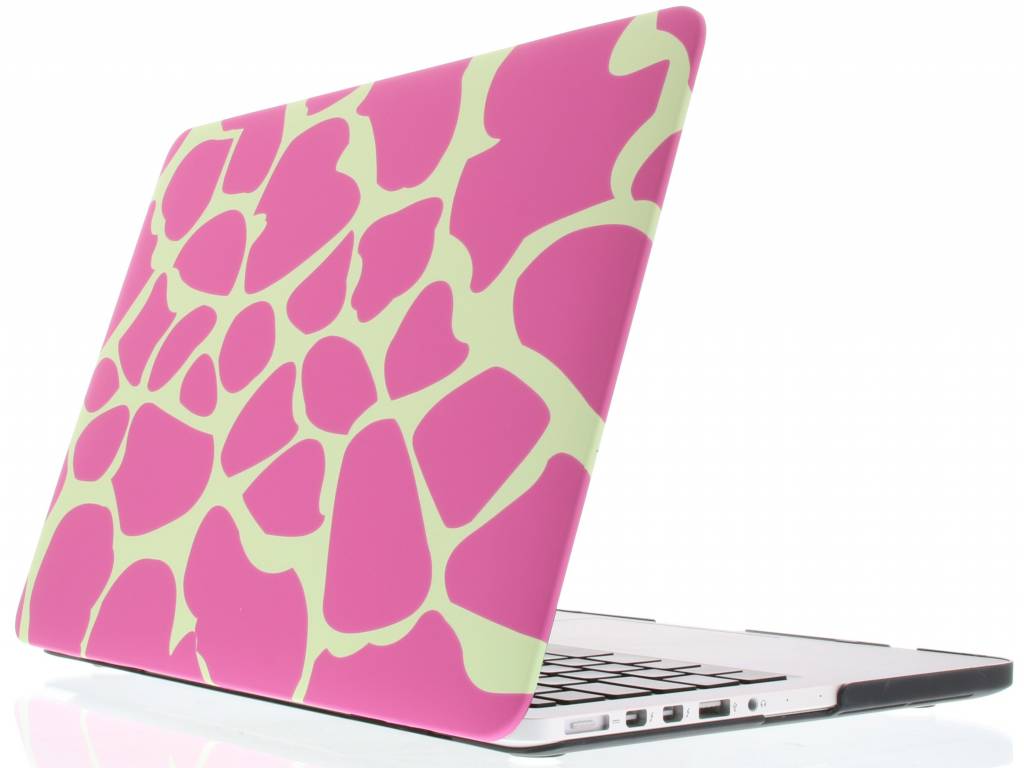 Image of Roze giraffen design hardshell voor de MacBook Pro Retina 15.4 inch