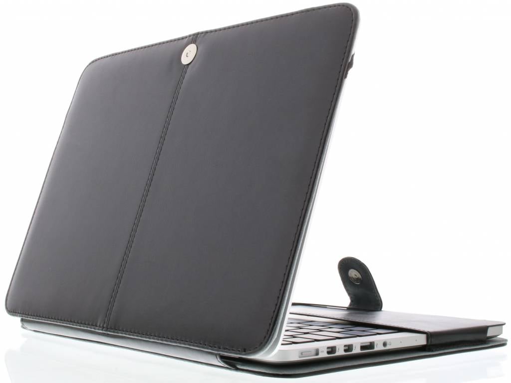 Image of Zwarte effen booktype voor de MacBook 12 inch