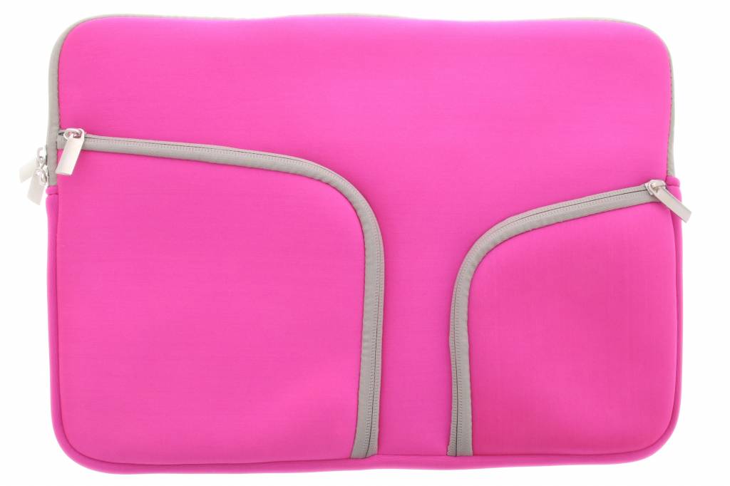 Image of Roze universele neopreen laptoptas voor de MacBook 13.3 inch