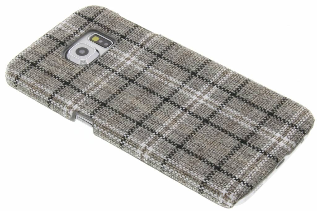 Image of Tartan Hard Case voor de Samsung Galaxy S6 Edge - Grey