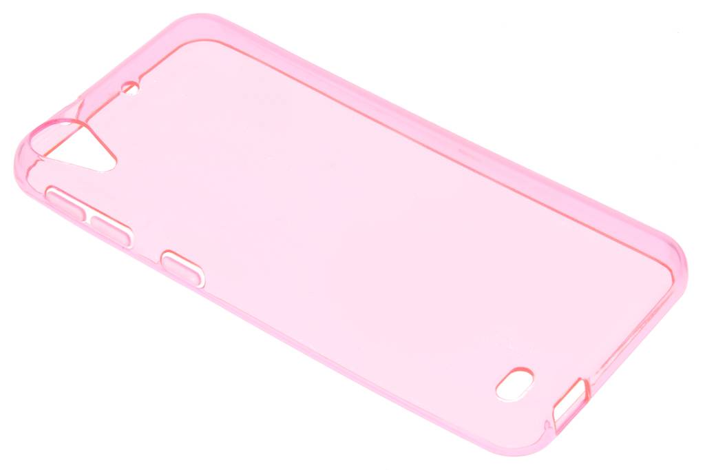 Image of Roze transparante gel case voor de HTC Desire 530