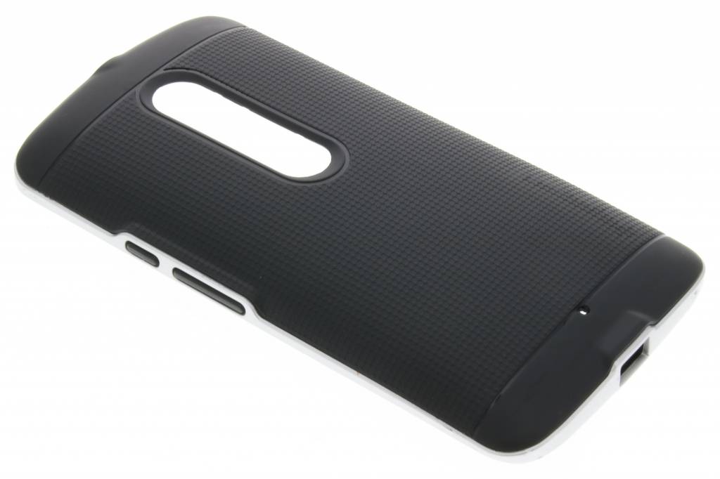 Image of Zilveren TPU Protect case voor de Motorola Moto X Play