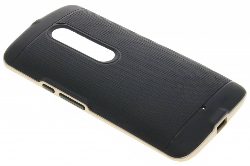 Image of Gouden TPU Protect case voor de Motorola Moto X Play