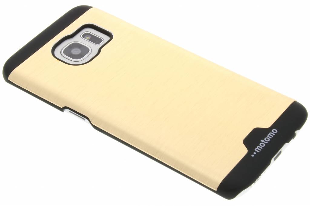 Image of Goud brushed aluminium hardcase hoesje voor de Samsung Galaxy S7 Edge