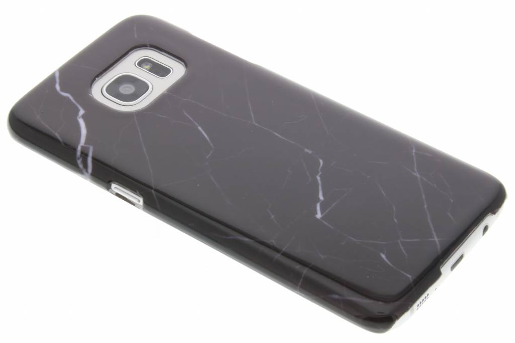 Image of Zwarte marmer hardcase hoesje voor de Samsung Galaxy S7 Edge