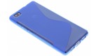 Blauw S-line TPU hoes Huawei P8 Lite Blauw S-line TPU hoes Huawei P8 Lite