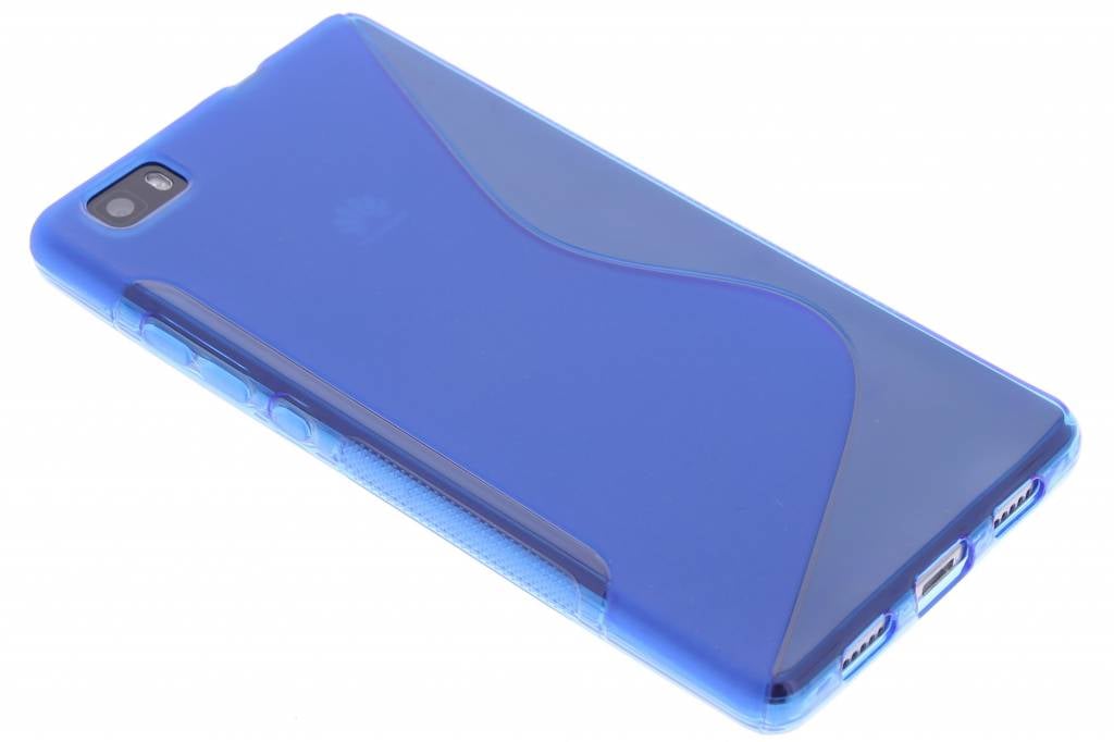 Image of Blauw S-line TPU hoesje voor de Huawei P8 Lite