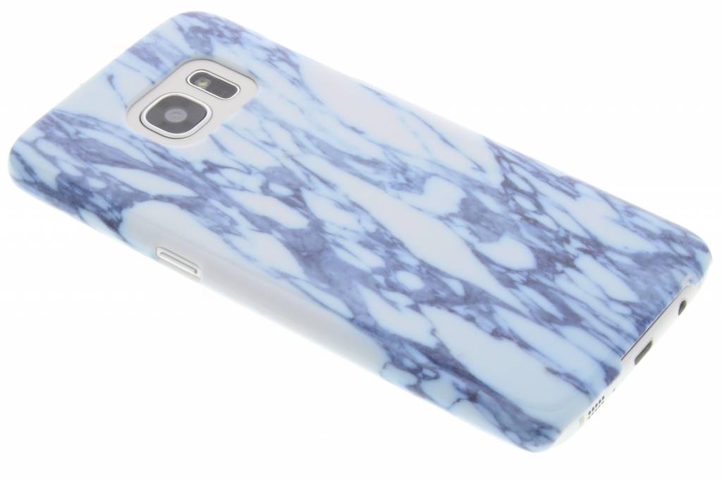 Image of Blauwe marmer hardcase hoesje voor de Samsung Galaxy S7 Edge