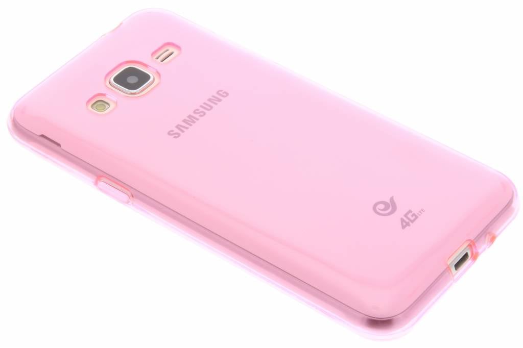 Image of Roze transparante gel case voor de Samsung Galaxy J3 / J3 (2016)