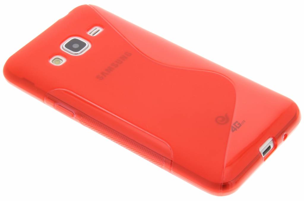 Image of Rood S-line TPu hoesje voor de Samsung Galaxy J3 / J3 (2016)