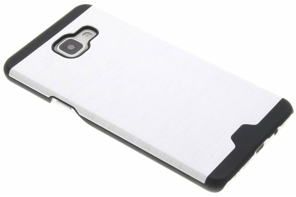 Image of Zilveren brushed aluminium hardcase hoesje voor de Samsung Galaxy A5 (2016)