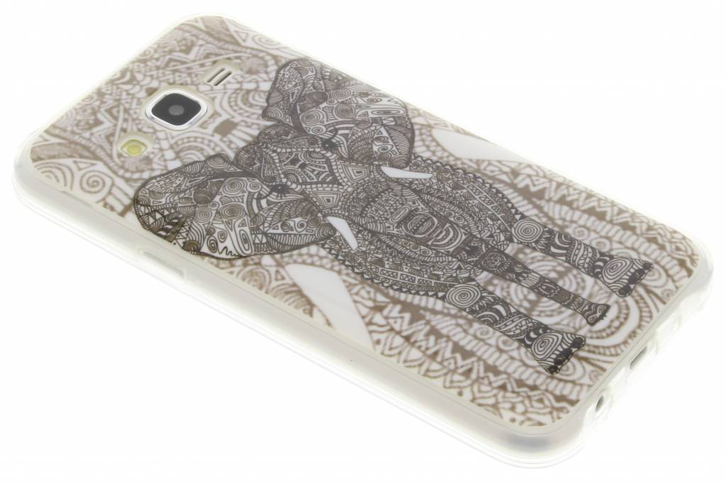 Image of Olifant design TPU siliconen hoesje voor de Samsung Galaxy J5