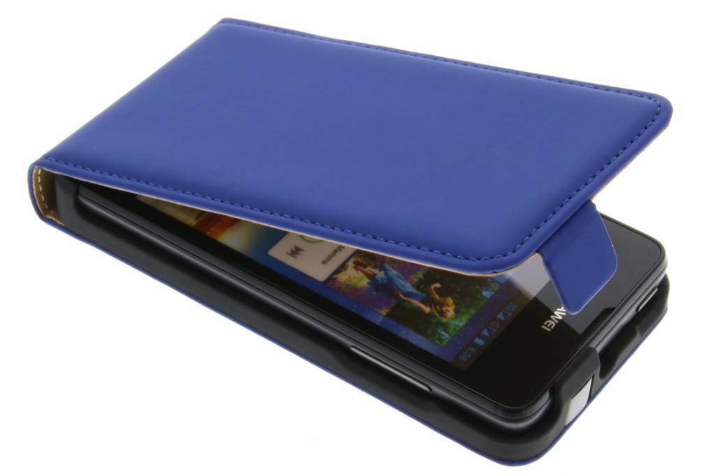 Image of Premium flipcase voor de Huawei Ascend Y300 - Blue