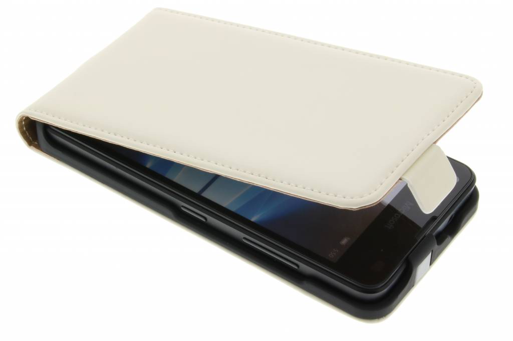 Image of Mobiparts Premium Flip Case Microsoft Lumia 550 White