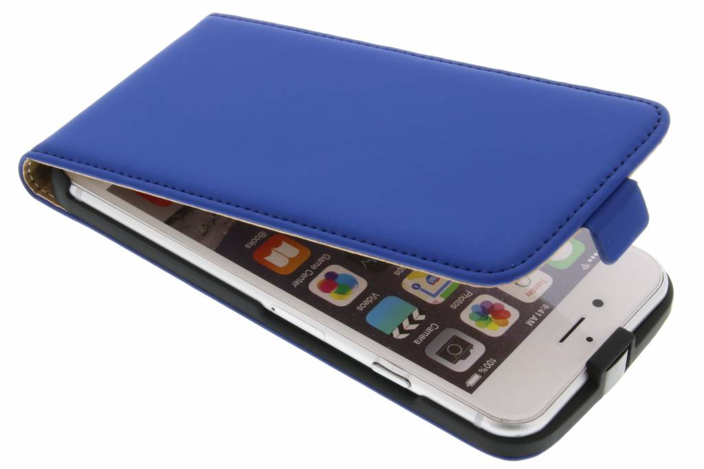 Image of Mobiparts Premium Flip Case Apple iPhone 6/6S Blue