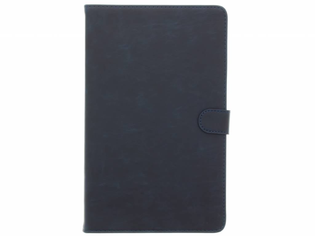 Image of Donkerblauwe luxe leder tablethoes voor de Samsung Galaxy Tab E 9.6