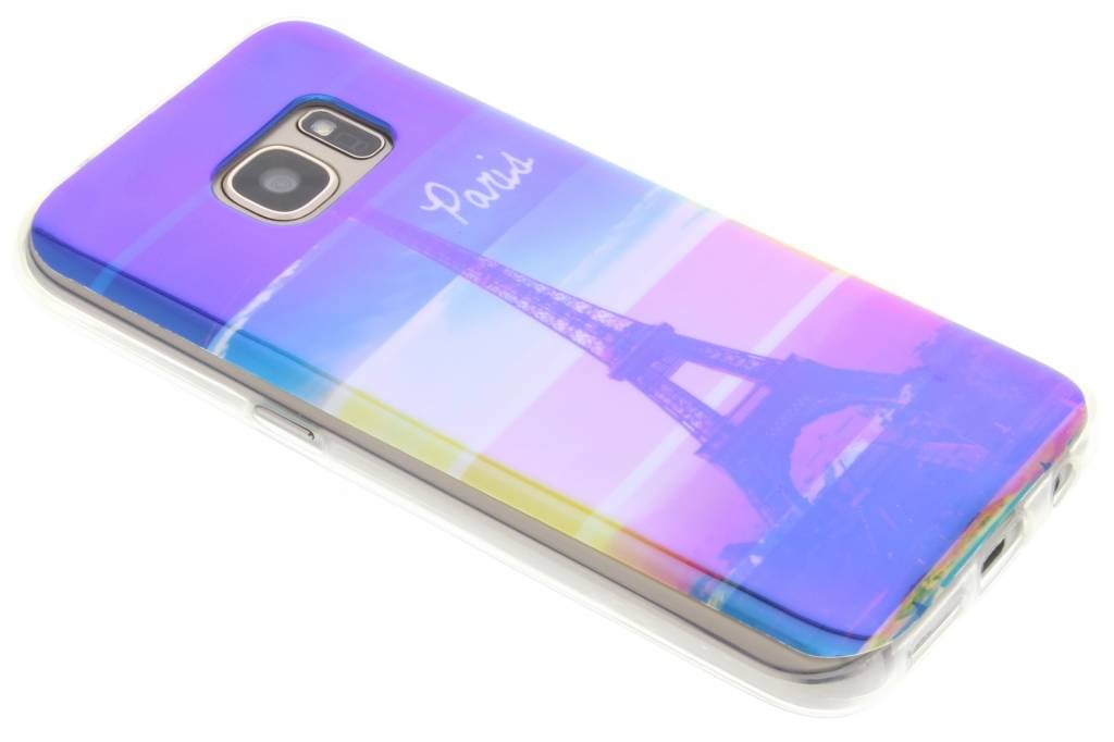 Image of Metallic eiffeltoren design TPU hoesje voor de Samsung Galaxy S7