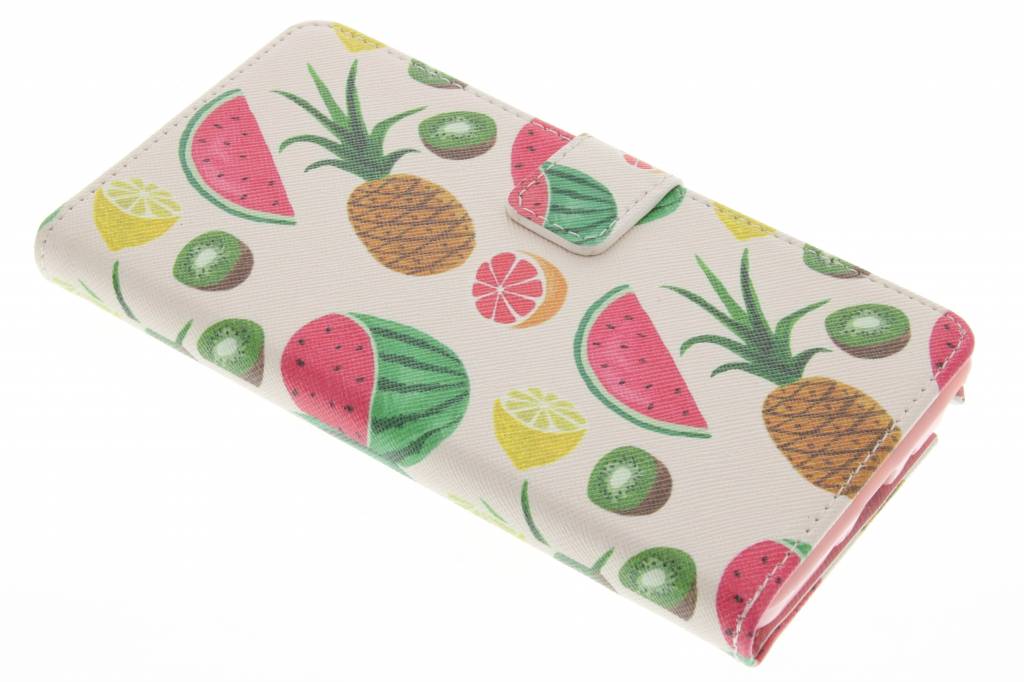 Image of Fruit design TPU booktype hoes voor de Samsung Galaxy Note 4