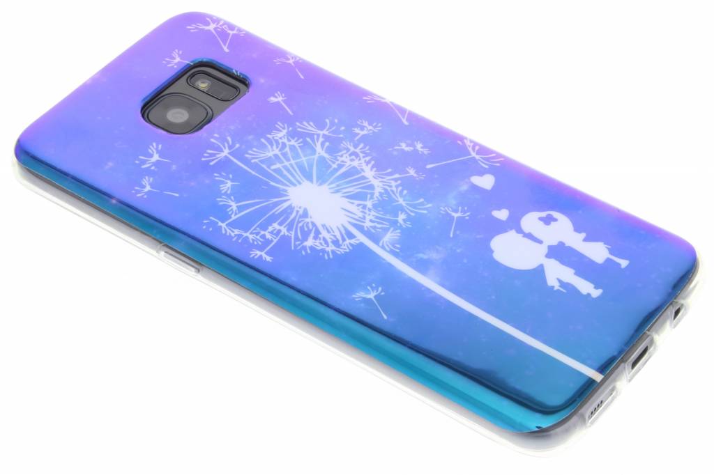 Image of Metallic dandelion design TPU hoesje voor de Samsung Galaxy S7 Edge