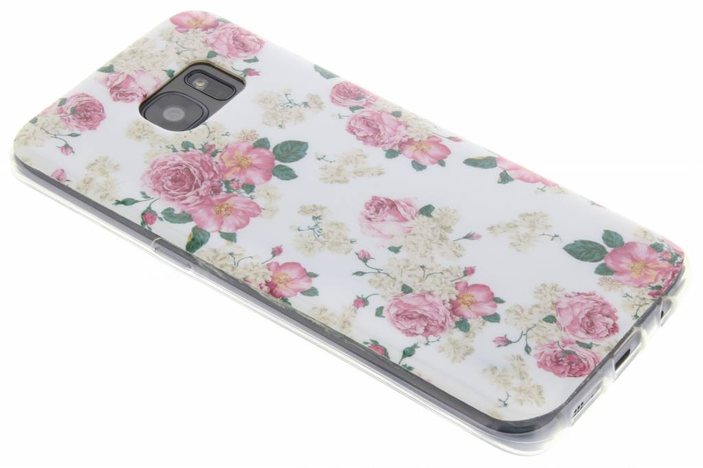 Image of Roosjes design TPU hoesje voor de Samsung Galaxy S7 Edge