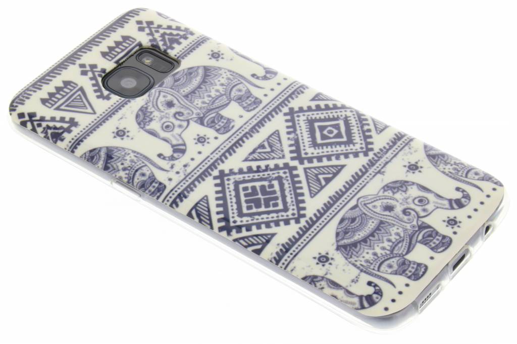 Image of Olifant design TPU hoesje voor de Samsung Galaxy S7 Edge