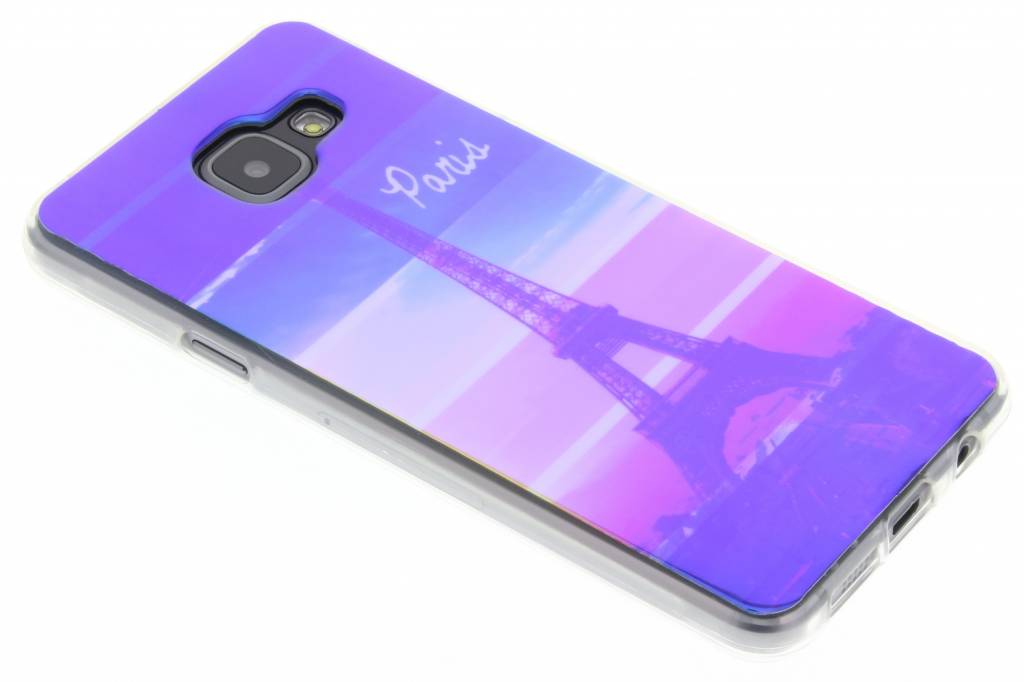 Image of Metallic eiffeltoren design TPU hoesje voor de Samsung Galaxy A3 (2016)