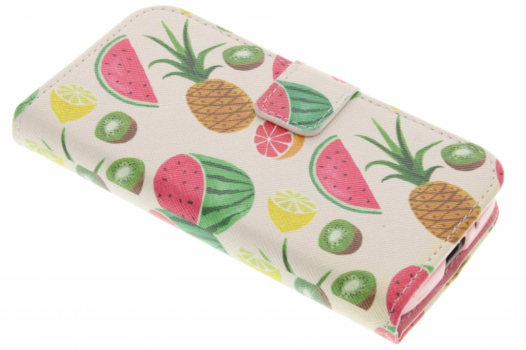 Image of Fruit design TPU booktype hoes voor de Motorola Moto G