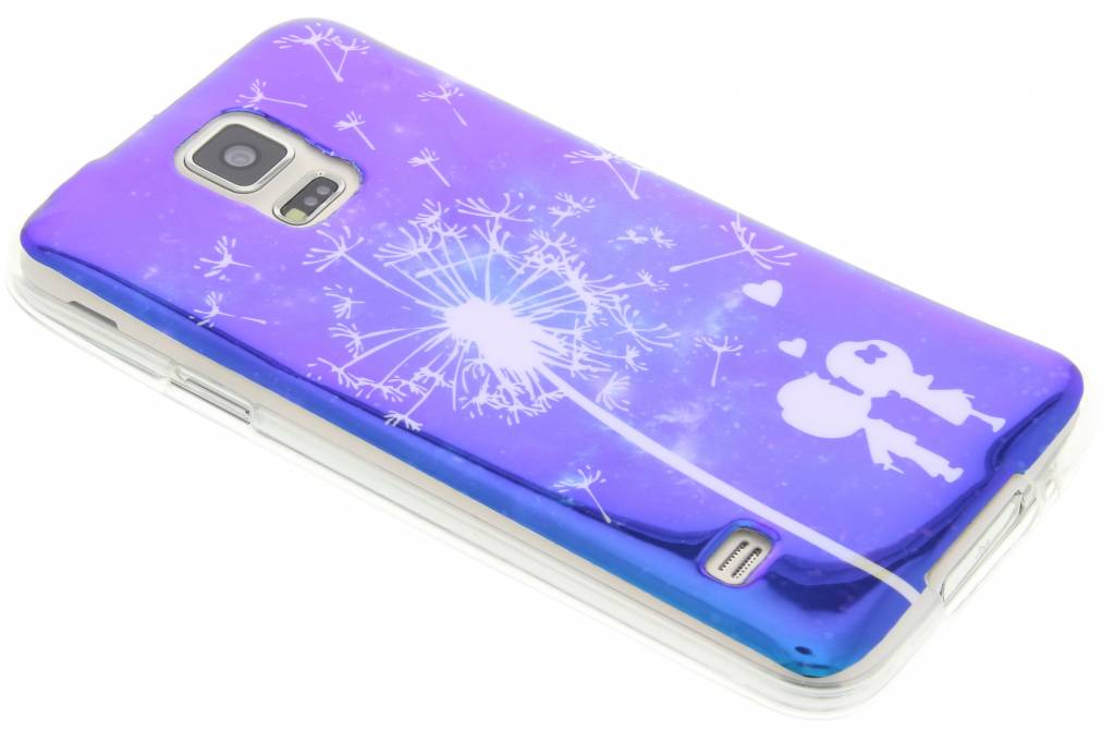 Image of Metallic dandelion design TPU hoesje voor de Samsung Galaxy S5 (Plus) / Neo