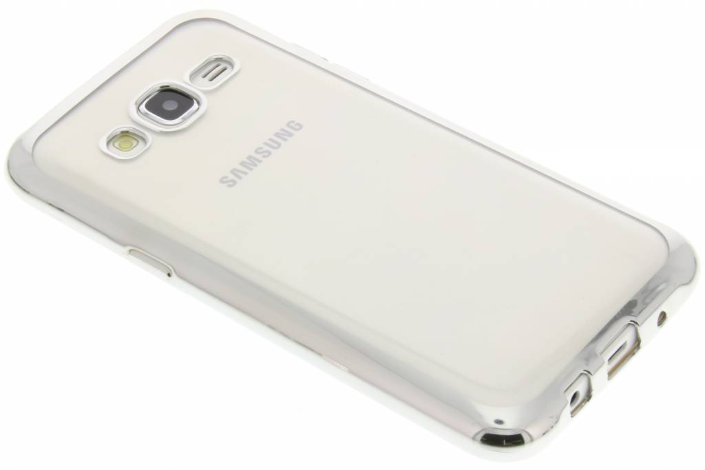 Image of Zilver TPU hoesje met metallic rand voor de Samsung