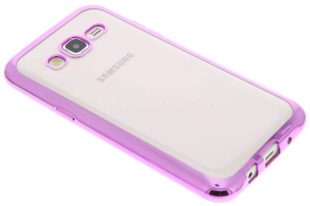 Image of Roze TPU hoesje met metallic rand voor de Samsung