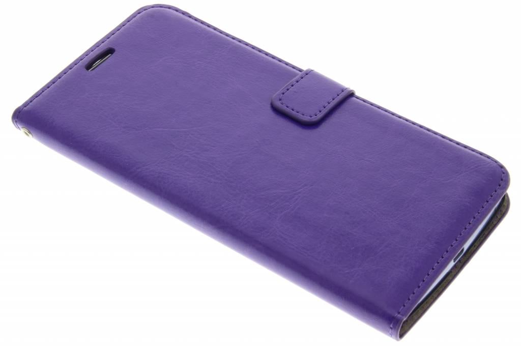 Image of Paarse kunstlederen wallet voor de Motorola Nexus 6