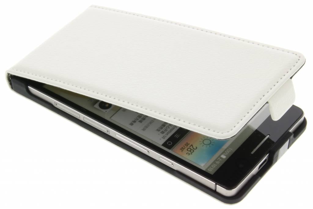 Image of Slim Flip Case voor de Huawei Ascend P6 / P6s - Wit