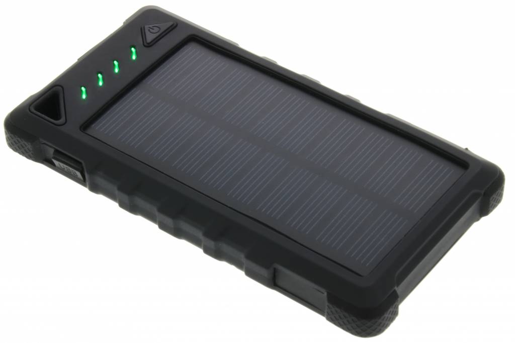 Image of Zonne-energie powerbank met LED-lamp 8000 mAh