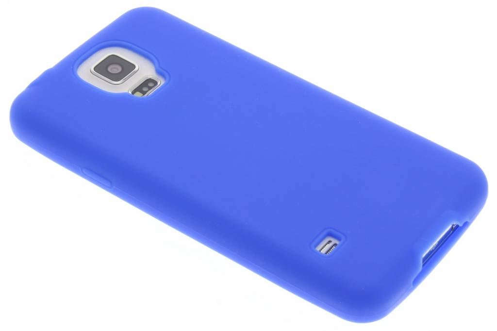 Image of Blauw effen TPU siliconen hoesje voor de Samsung Galaxy S5 (Plus) / Neo