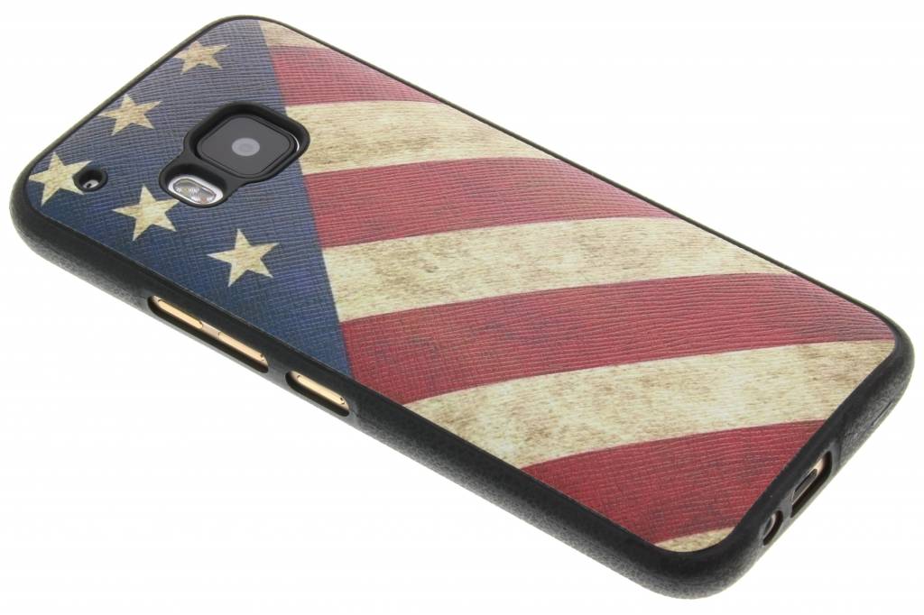 Image of Amerikaanse vlag design TPU siliconen hoesje voor de HTC One M9