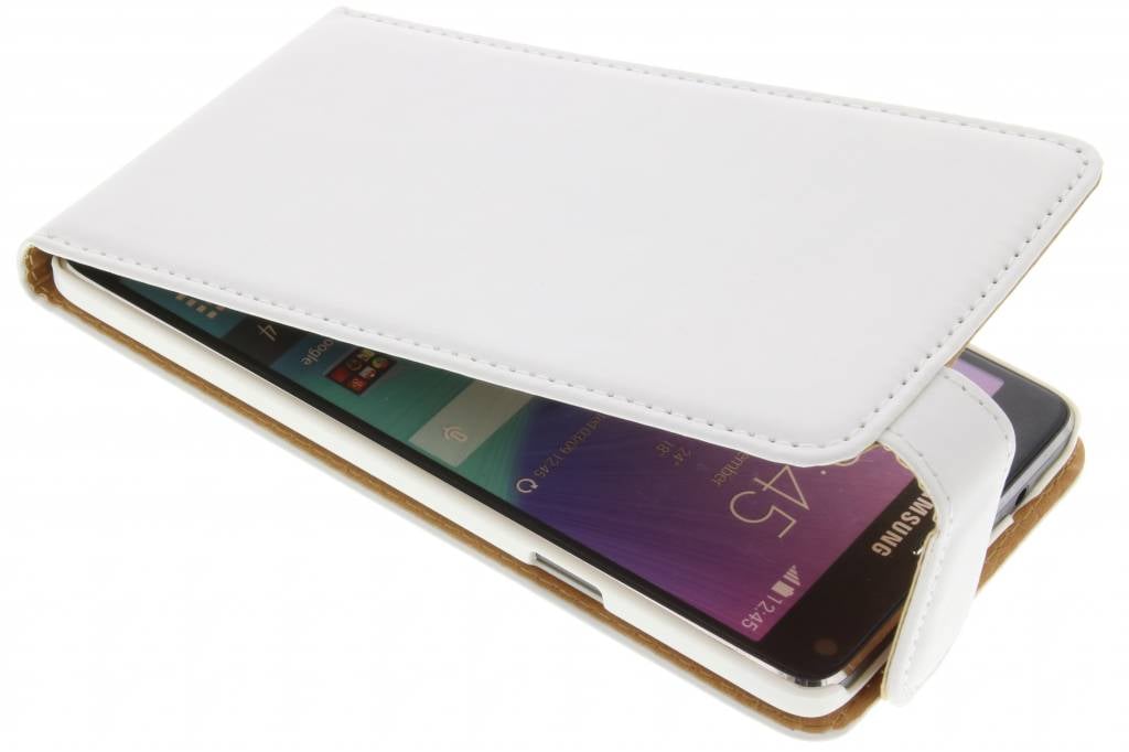 Image of Witte stijlvolle flipcase voor de Samsung Galaxy Note 4