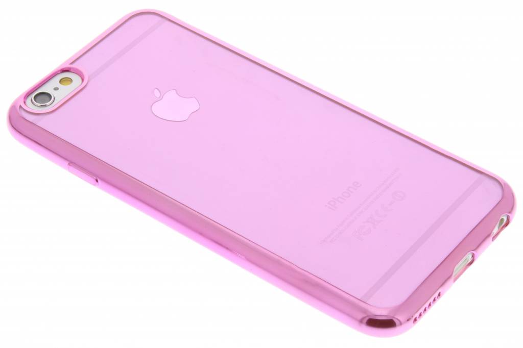 Image of Roze TPU hoesje met metallic rand voor de iPhone 6 / 6s