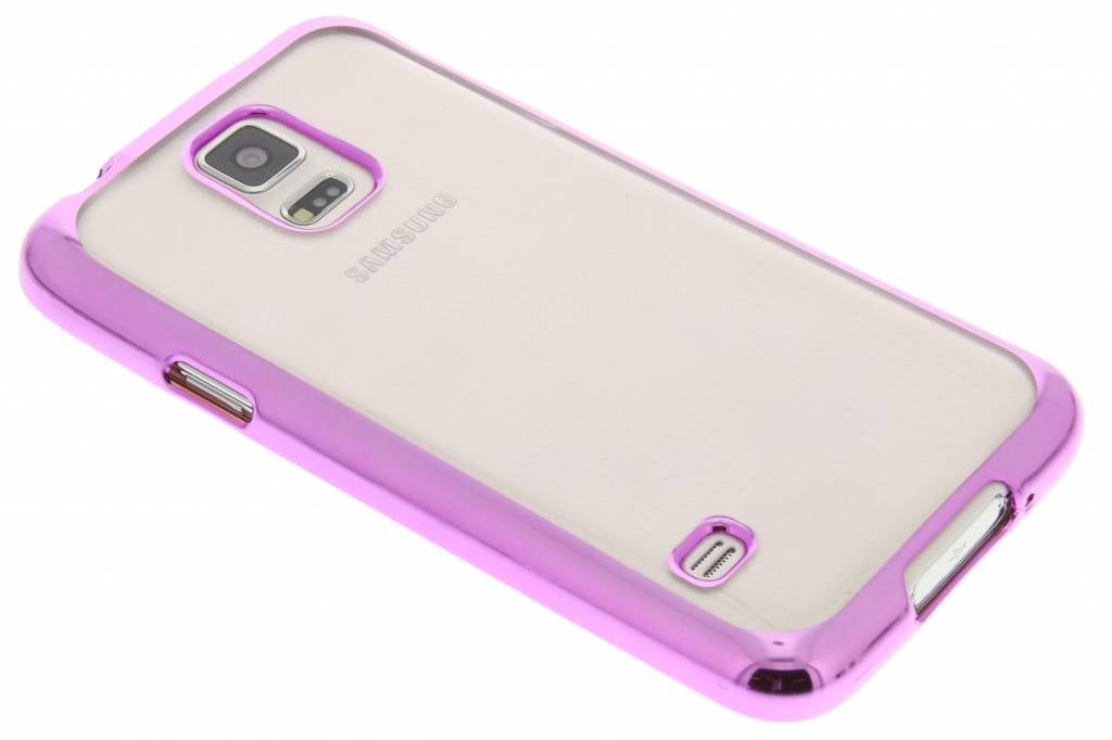 Image of Roze TPU hoesje met metallic rand voor de Samsung Galaxy S5 (Plus) Neo