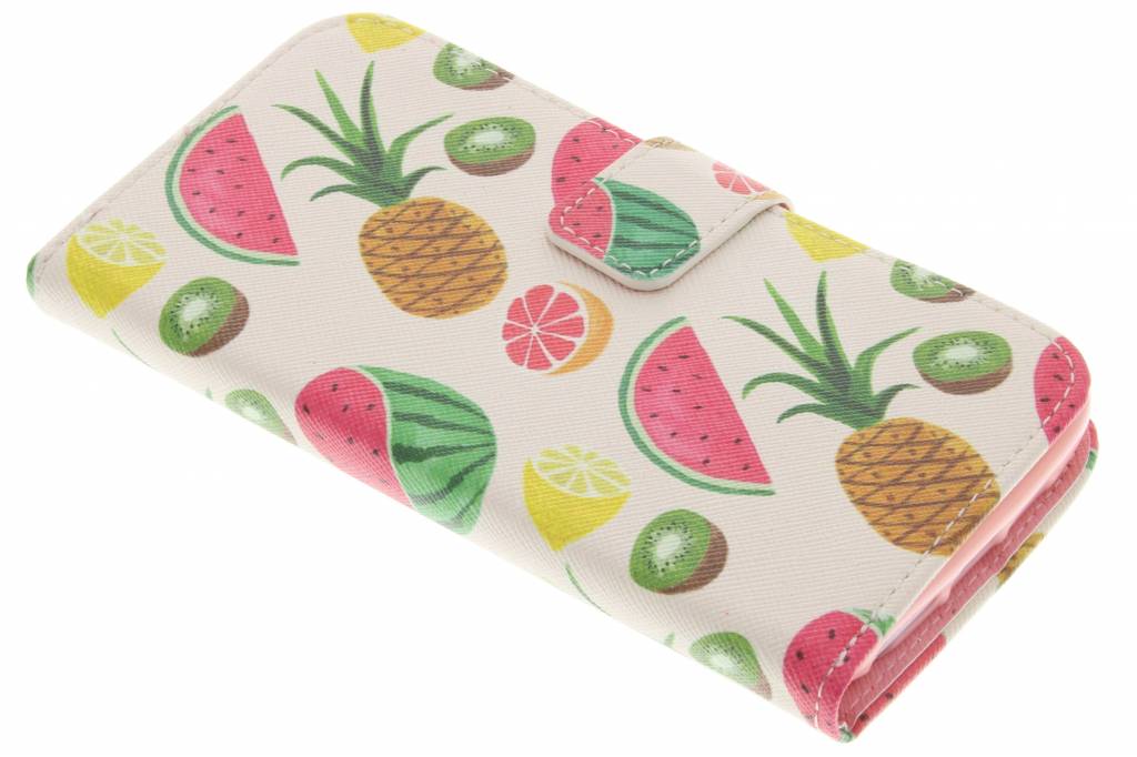 Image of Fruit design TPU booktype hoes voor de LG G2