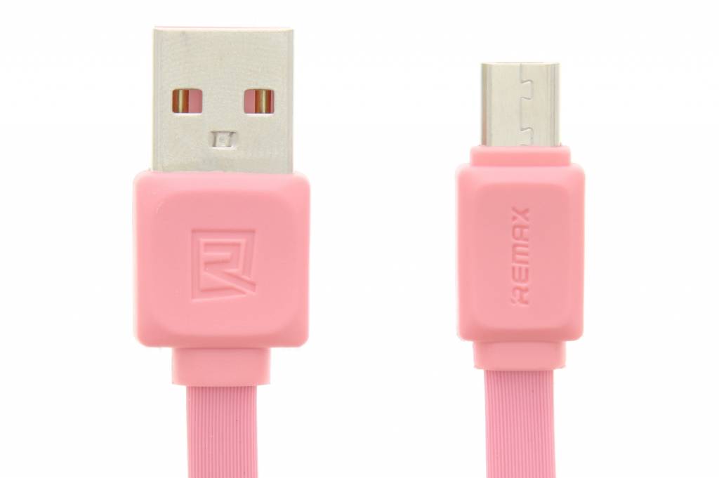 Image of Fast Charging Micro-USB naar USB-kabel 1 meter - Roze