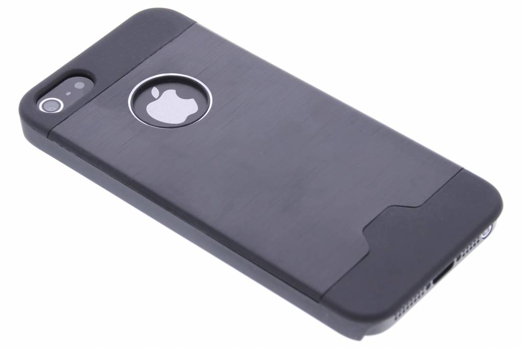 Image of Zwart brushed aluminium hardcase hoesje voor de iPhone 5 / 5s / SE