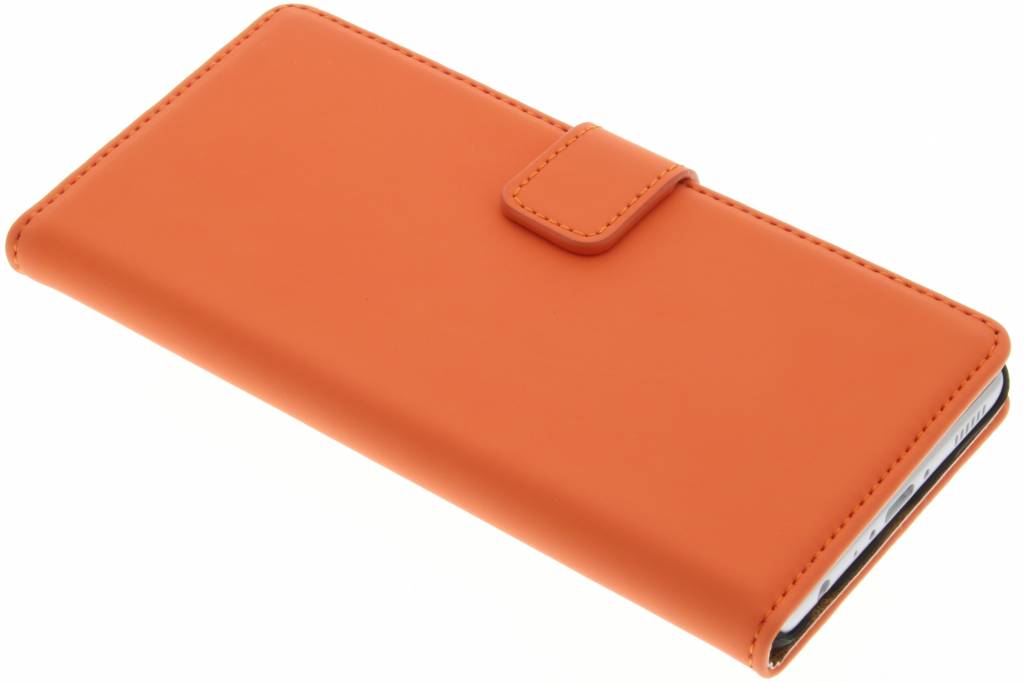 Image of Luxe Book Case voor de Huawei P9 - Oranje