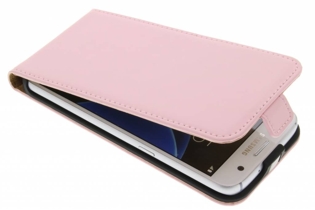 Image of Luxe Flipcase voor de Samsung Galaxy S7 - Poederroze