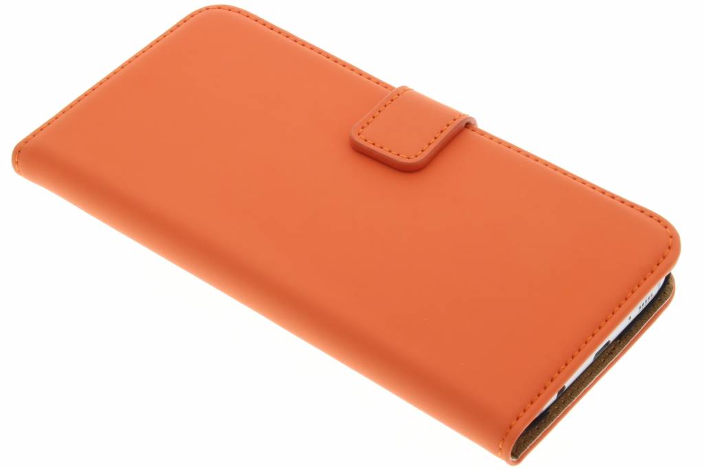 Image of Luxe Book Case voor de Samsung Galaxy S7 Edge - Oranje