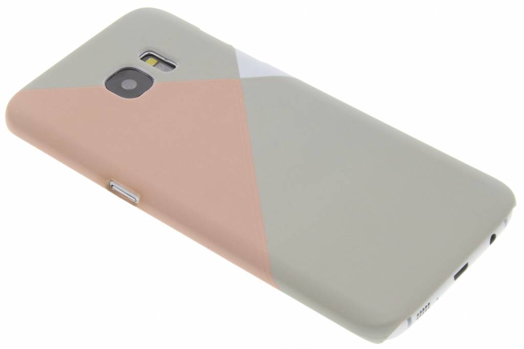 Image of Pastelkleurige vlakken design hardcase hoesje voor de Samsung Galaxy S7 Edge